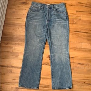 Madewell Slim Demi-Boot Jean. 29. Medium Wash.